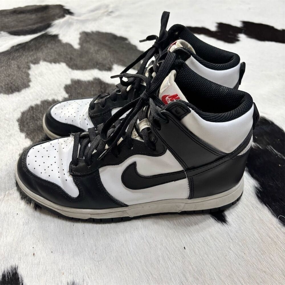 Nike Dunk High "Panda" Women's Sneakers Black Size 7 Casual Athletic